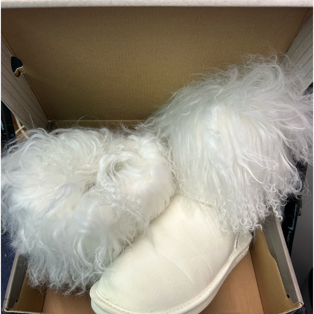 Bear paw fluffy fuzzy boot